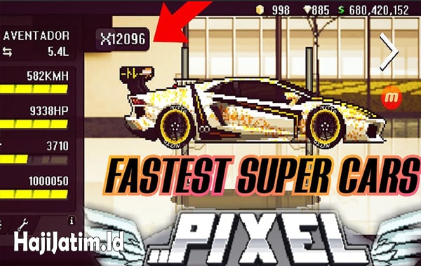 Pixel-Car-Racer-MOD-APK-Sensasi-Balap-Mobil-seru-dan-Tanpa-Batasan