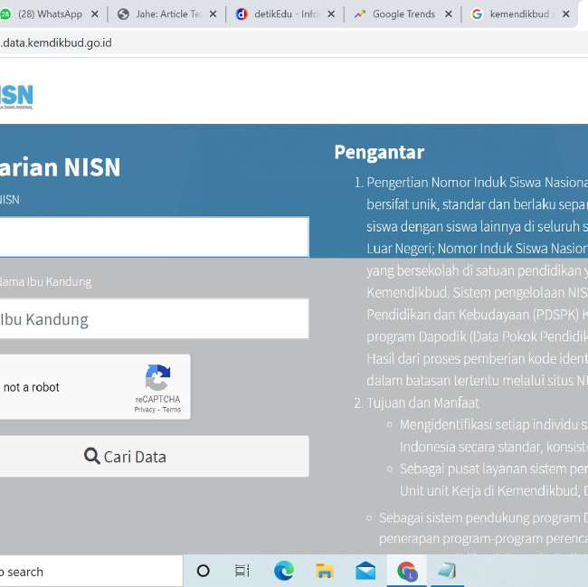 Cara-Cek-NISN-Online