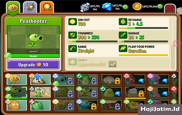 Tips-Memainkan-Plant-vs-Zombie-2-Mod-Apk-All-Plants-Unlocked-Max-Level