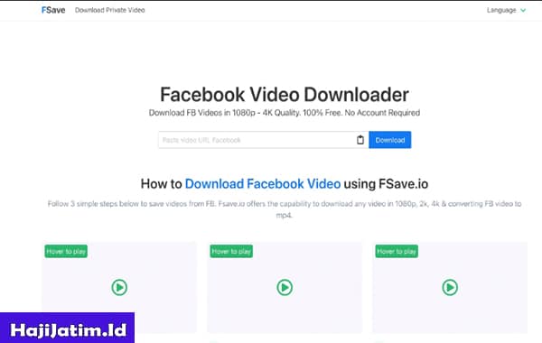 6. FSave.io-Download-Video-FB-Lite-Full-HD-4K