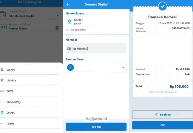 Cara Top Up DANA Lewat BRImo, ATM BRI & Lainnya Praktis