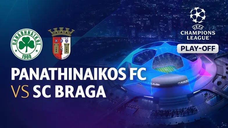 Panathinaikos Vs Braga 30 Agustus 2023