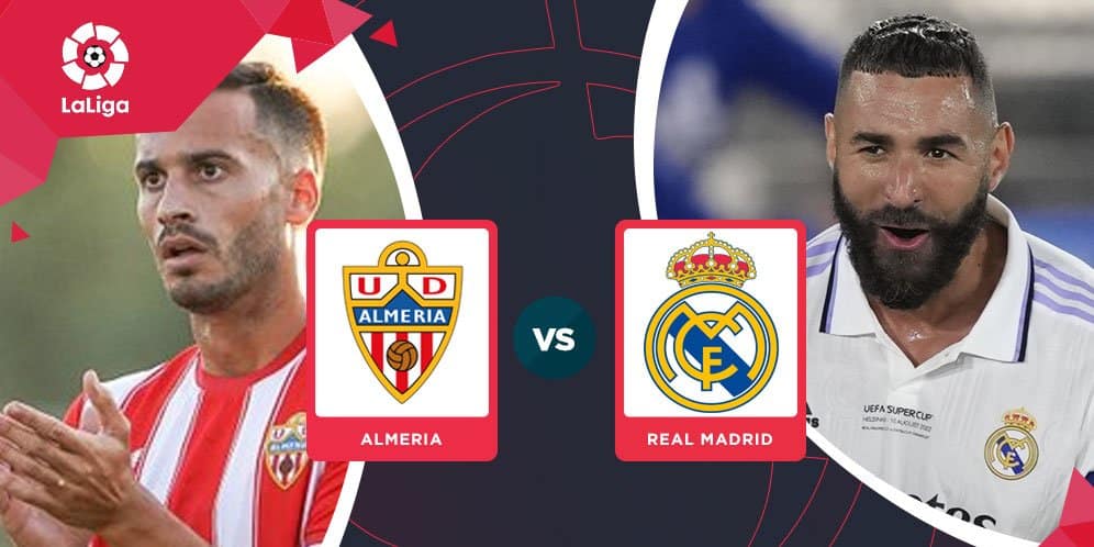 Almeria vs. Real Madrid 19 Agustus 2023
