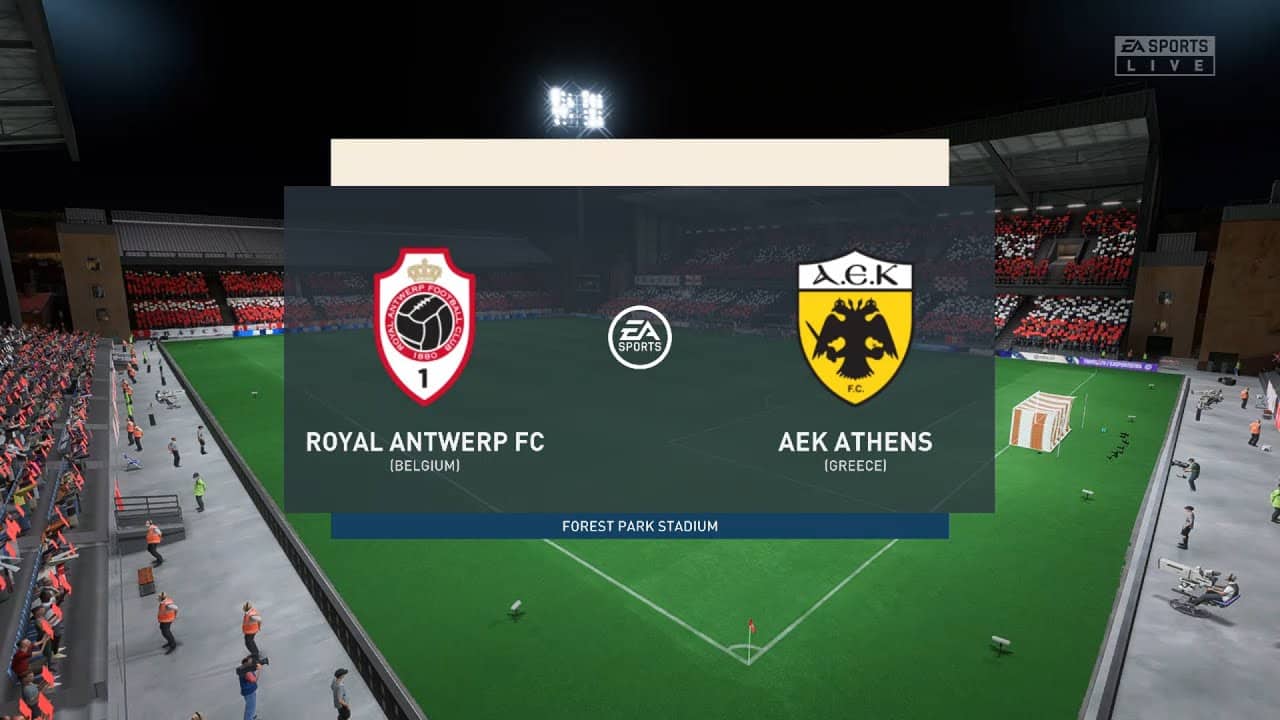Antwerp vs AEK Athens, 23 Agustus 2023